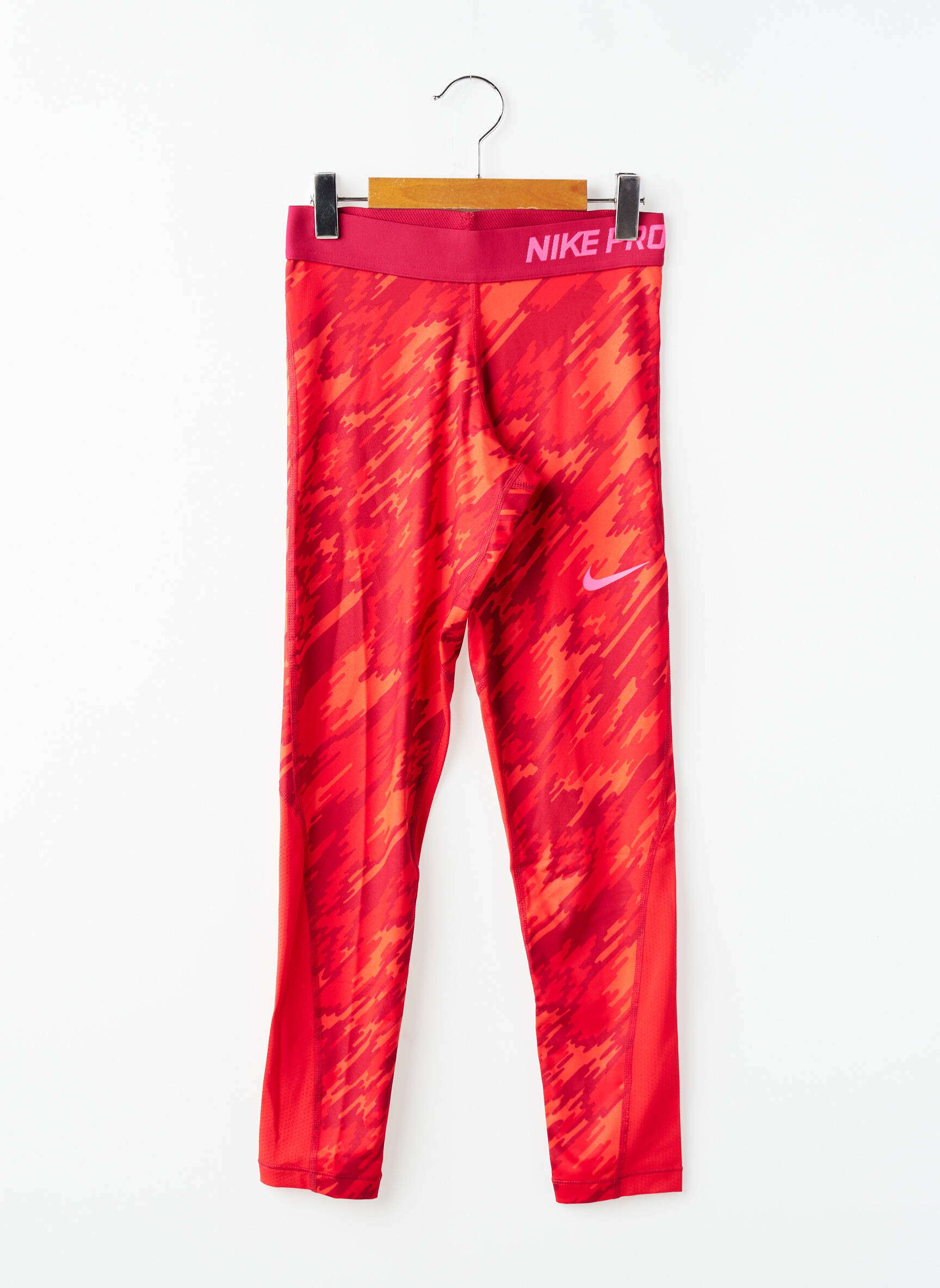 Legingas multisporto sportas elastinė dydis oranžinė NIKE mergina