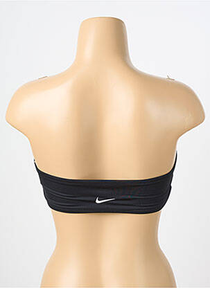 Maudymosi viršūnė tamprumas viršutinė juostelė juodas NIKE moteris