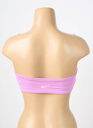 Maudymosi viršūnė tamprumas viršutinė juostelė violetinis NIKE moteris