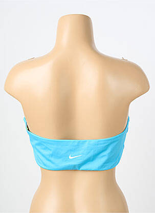 Maudymosi viršūnė viršutinė juostelė viršutinė juostelė mėlyna NIKE moteris