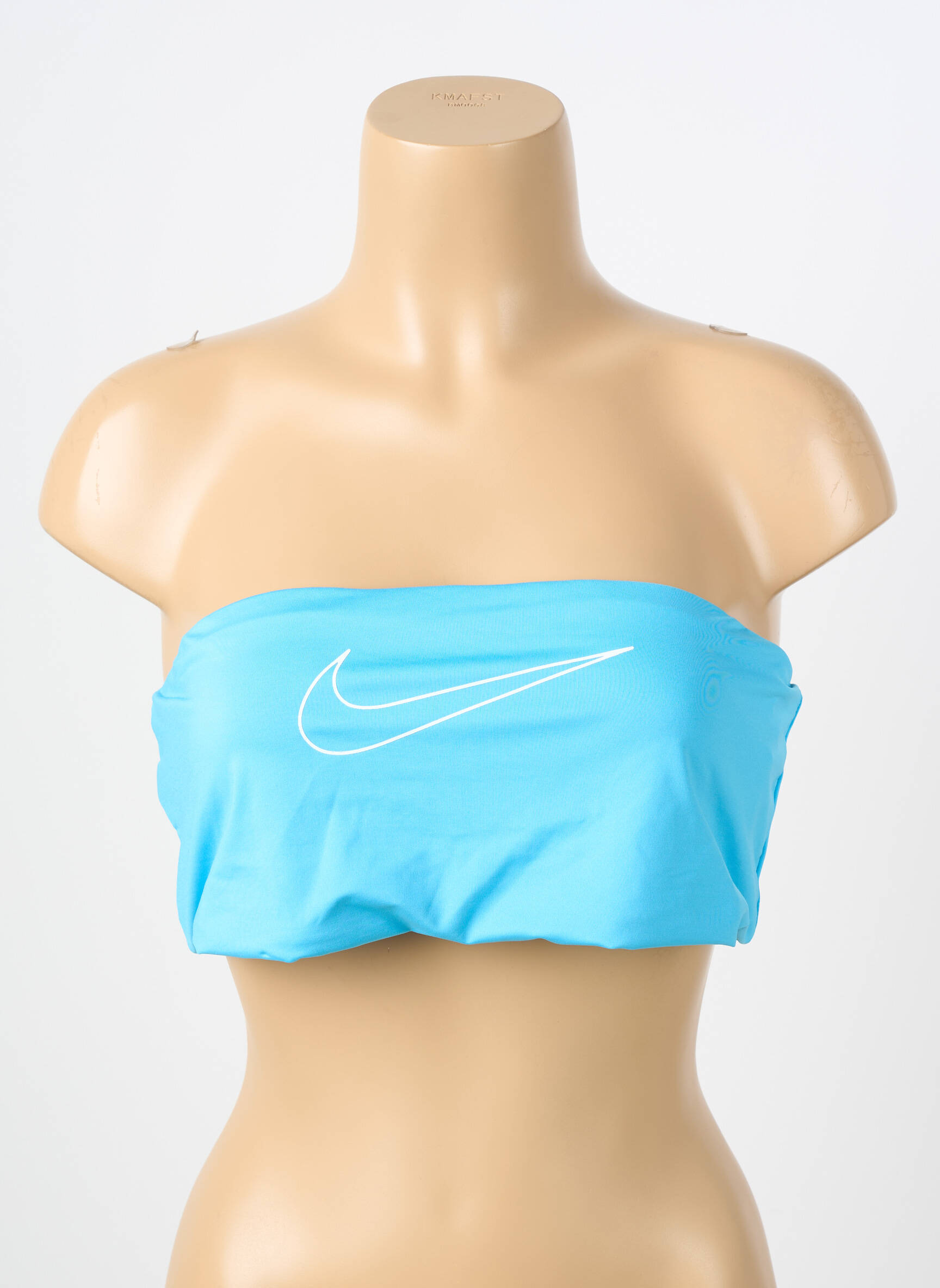 Maudymosi viršūnė viršutinė juostelė viršutinė juostelė mėlyna NIKE moteris