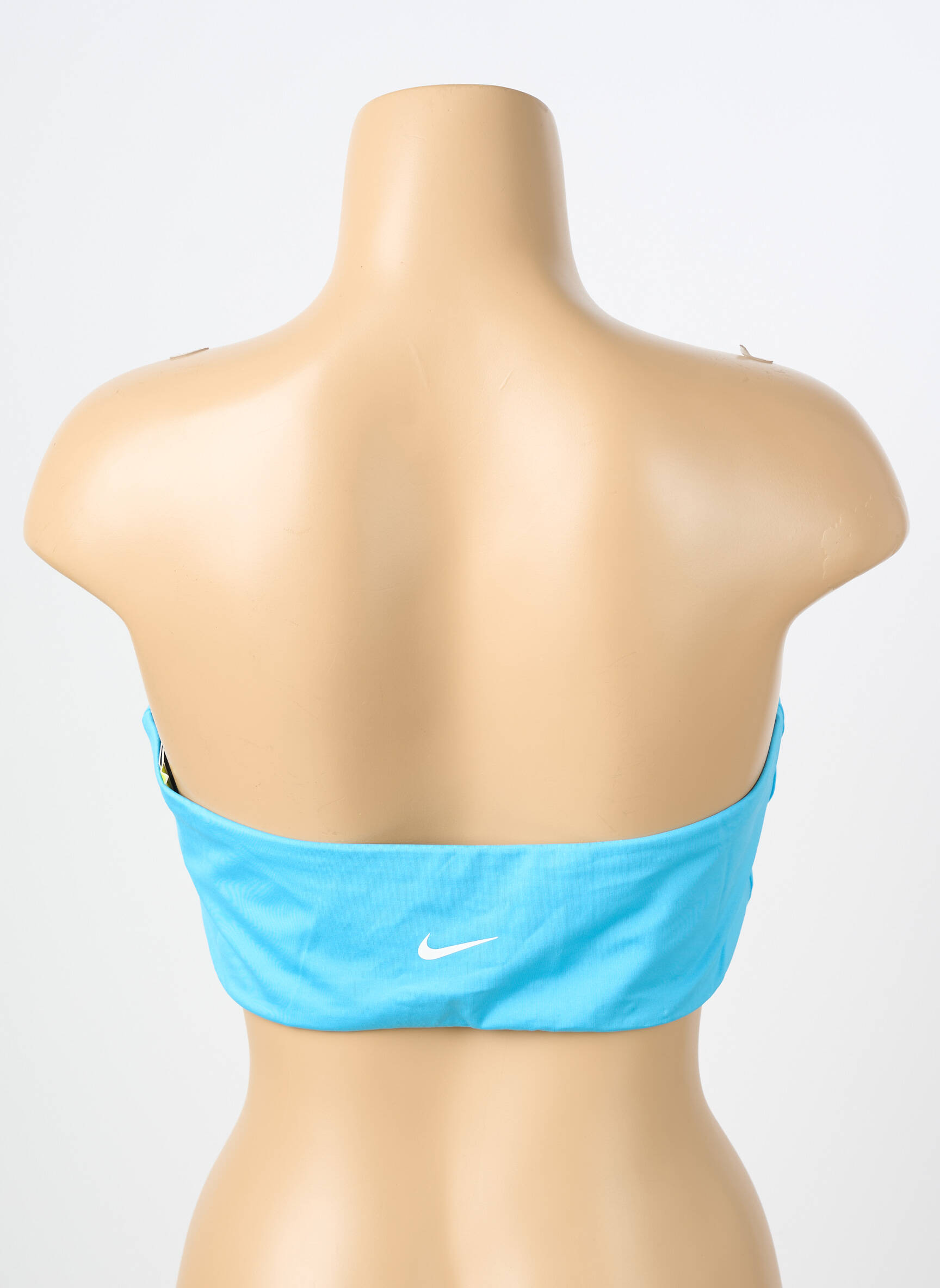Maudymosi viršūnė viršutinė juostelė viršutinė juostelė mėlyna NIKE moteris