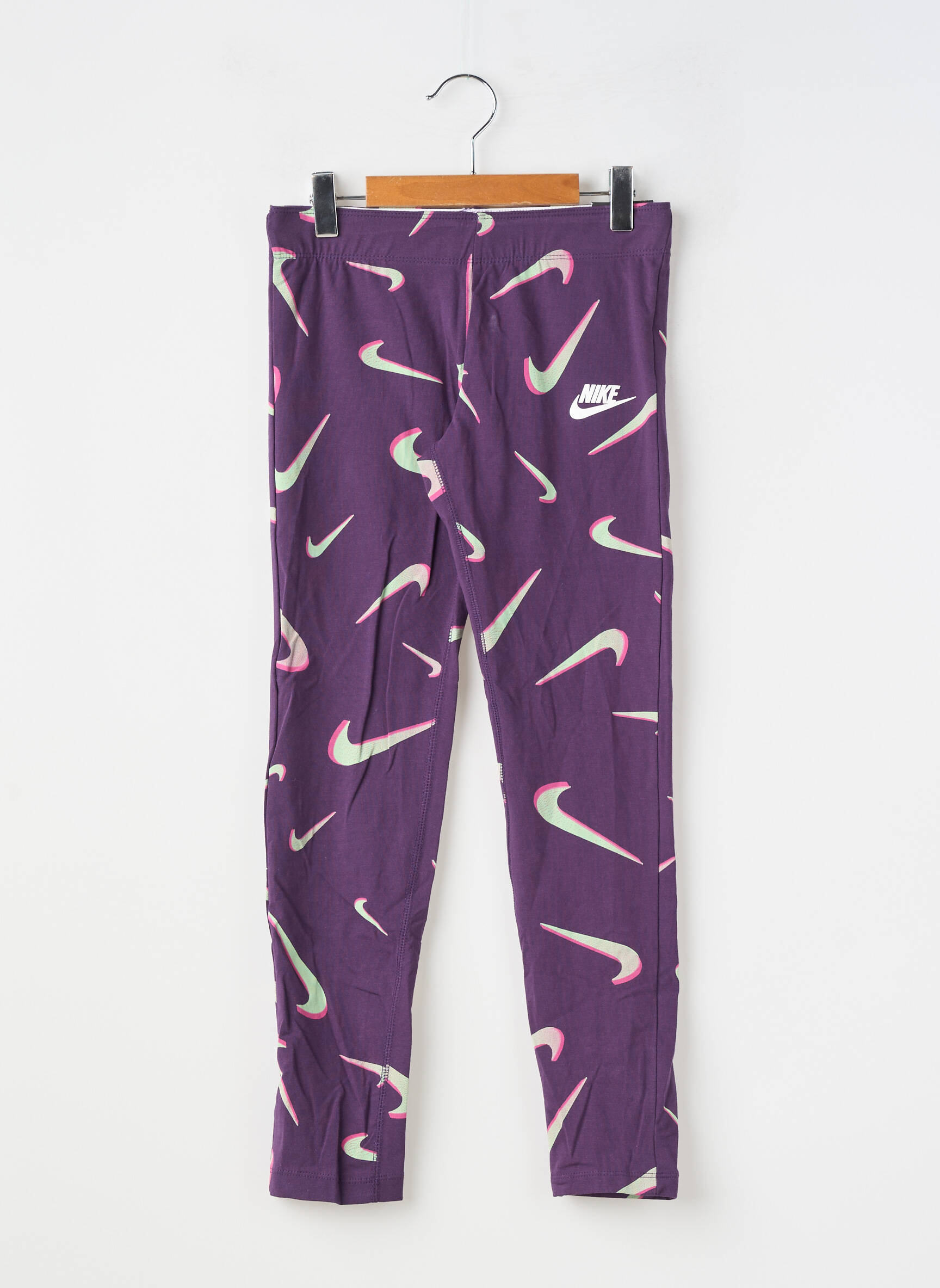 Legingas fantazijos raštas elastinė dydis violetinis NIKE mergina