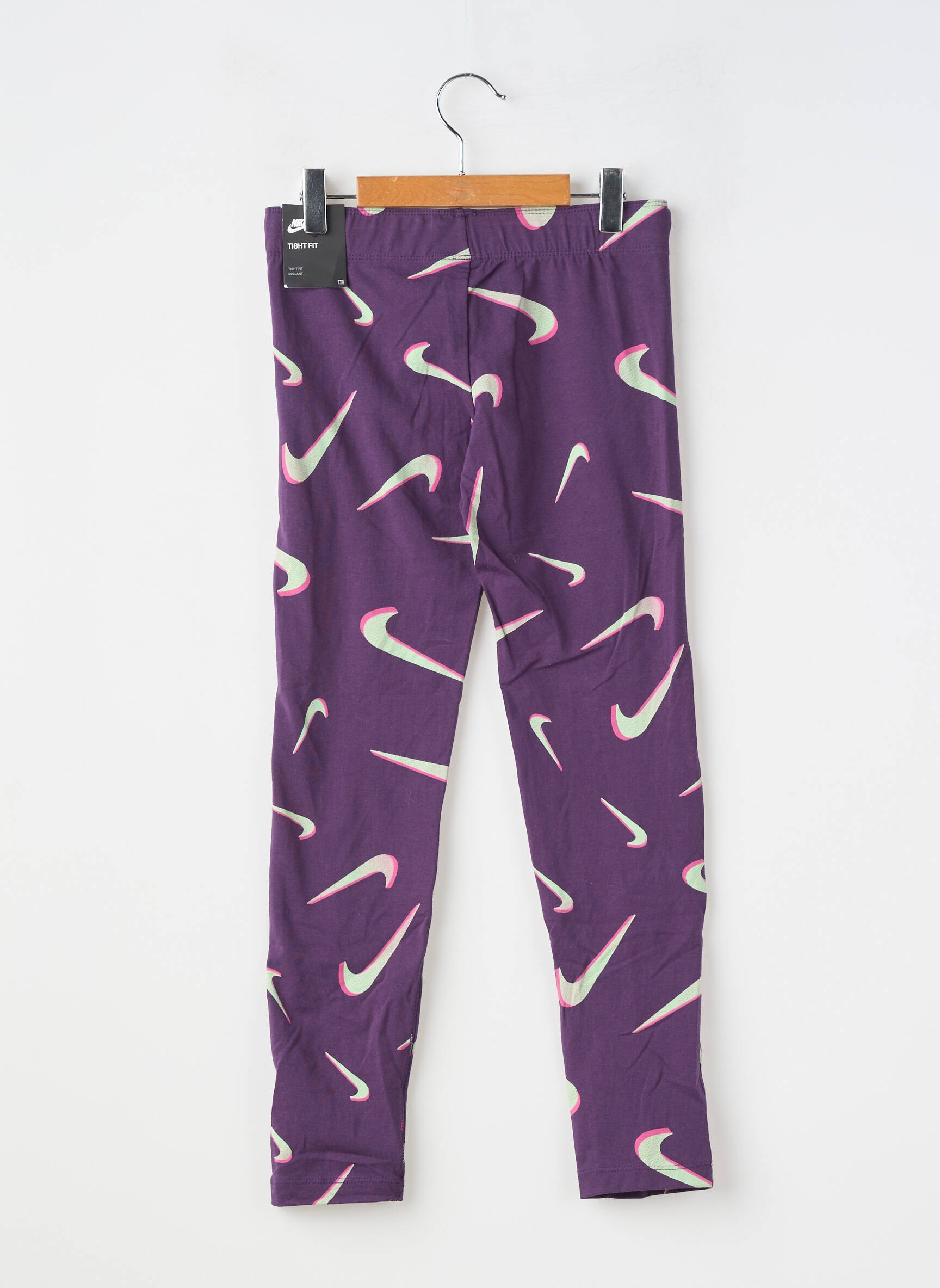 Legingas fantazijos raštas elastinė dydis violetinis NIKE mergina