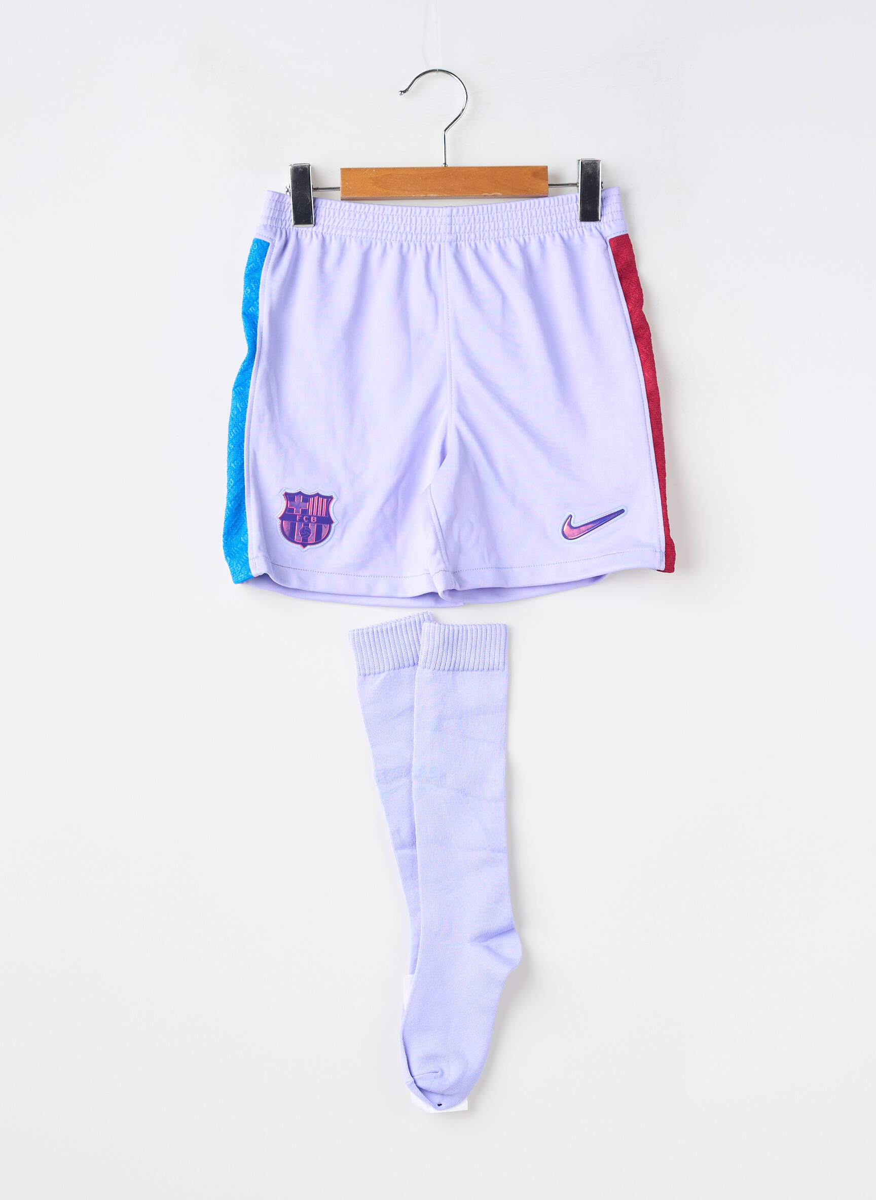 Šortas tiesi kirpimas elastinė dydis violetinis NIKE berniukas