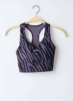 Liemenėlė be rėmo liemenėlės (moteriškos) violetinis NIKE moteris