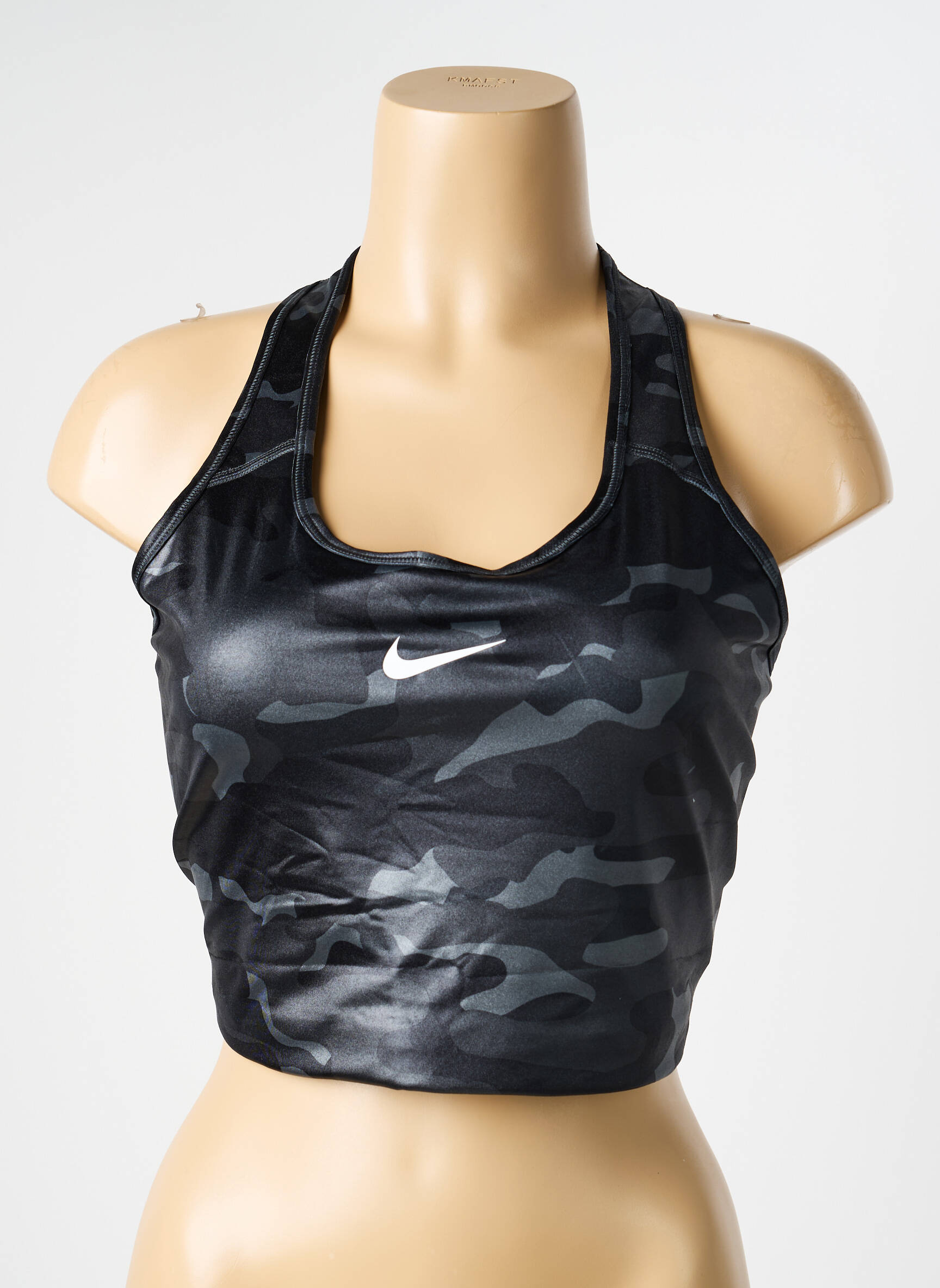 Liemenėlė satino efektas liemenėlės (moteriškos) pilka NIKE moteris