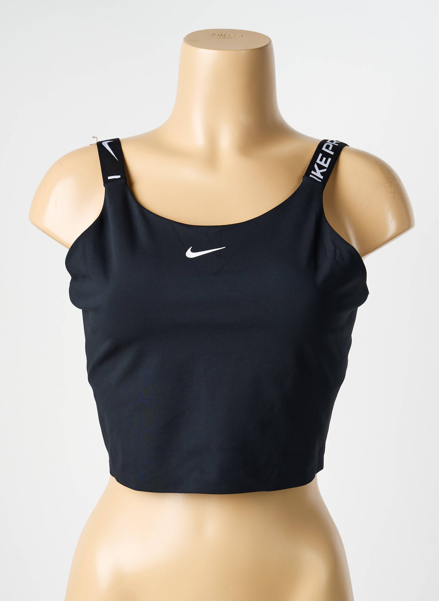 Liemenėlė be rėmo liemenėlės (moteriškos) juodas NIKE moteris