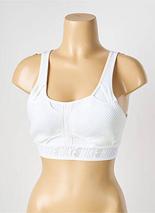 Liemenėlė be rėmo liemenėlės (moteriškos) baltas NIKE moteris