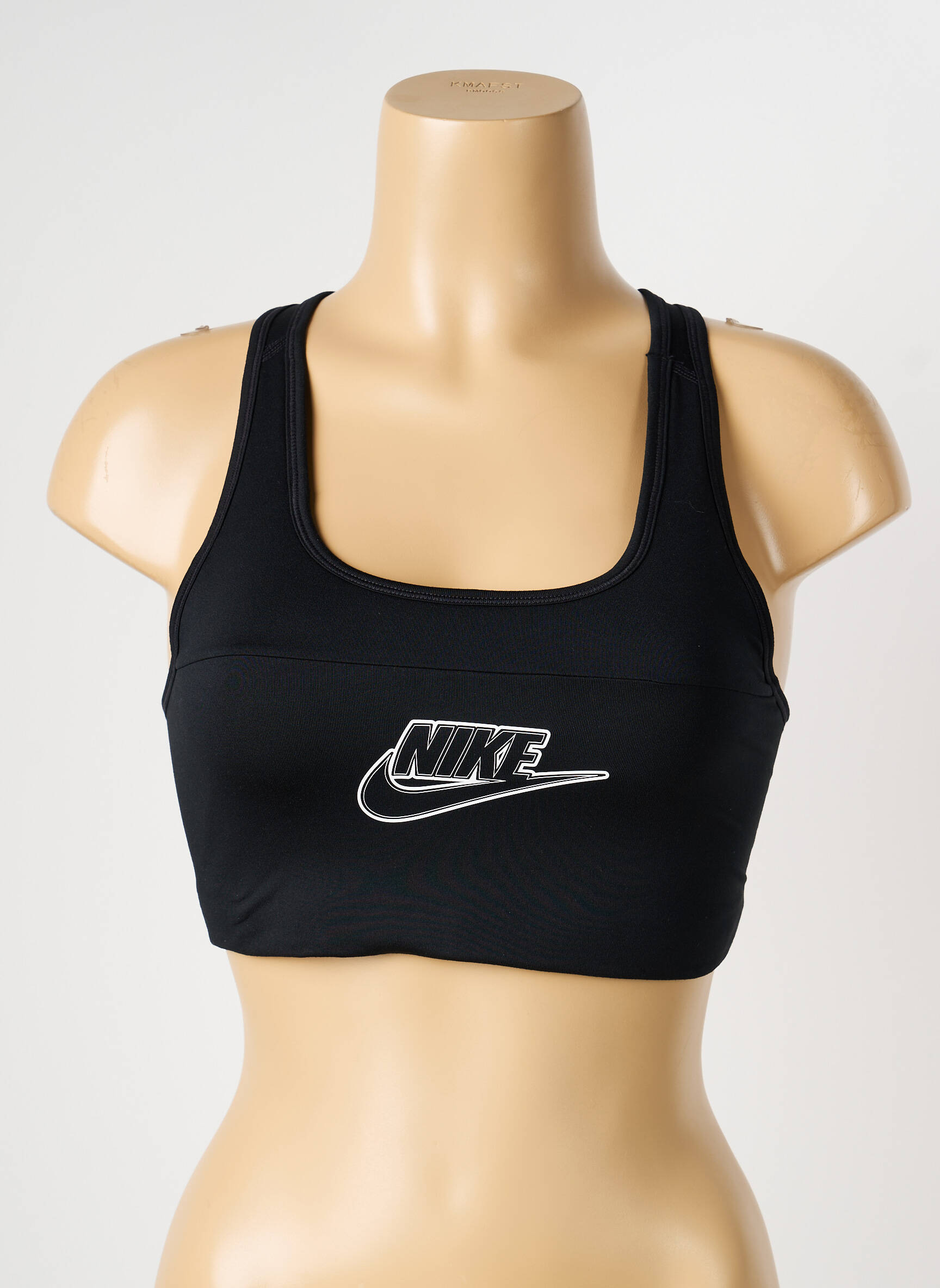 Liemenėlė be rėmo liemenėlės (moteriškos) juodas NIKE moteris