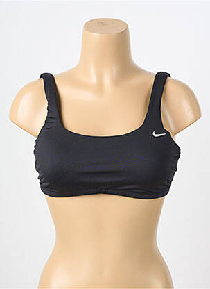 Liemenėlė be rėmo liemenėlė su išimamu putų paminkštinimu juodas NIKE moteris