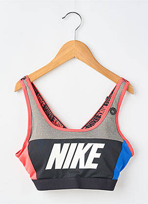 Liemenėlė be rėmo liemenėlės (moteriškos) pilka NIKE moteris