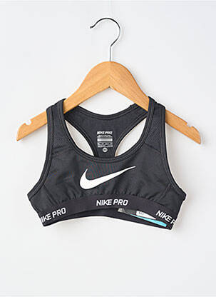 Liemenėlė be rėmo liemenėlės (moteriškos) juodas NIKE moteris