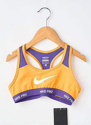 Liemenėlė multisporto sportas oranžinė NIKE mergina