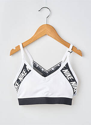 Liemenėlė be rėmo liemenėlės (moteriškos) baltas NIKE moteris