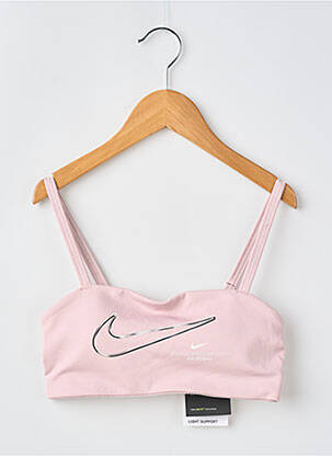 Liemenėlė be rėmo liemenėlės (moteriškos) rožinė NIKE moteris