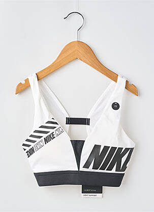 Liemenėlė be rėmo liemenėlės (moteriškos) baltas NIKE moteris