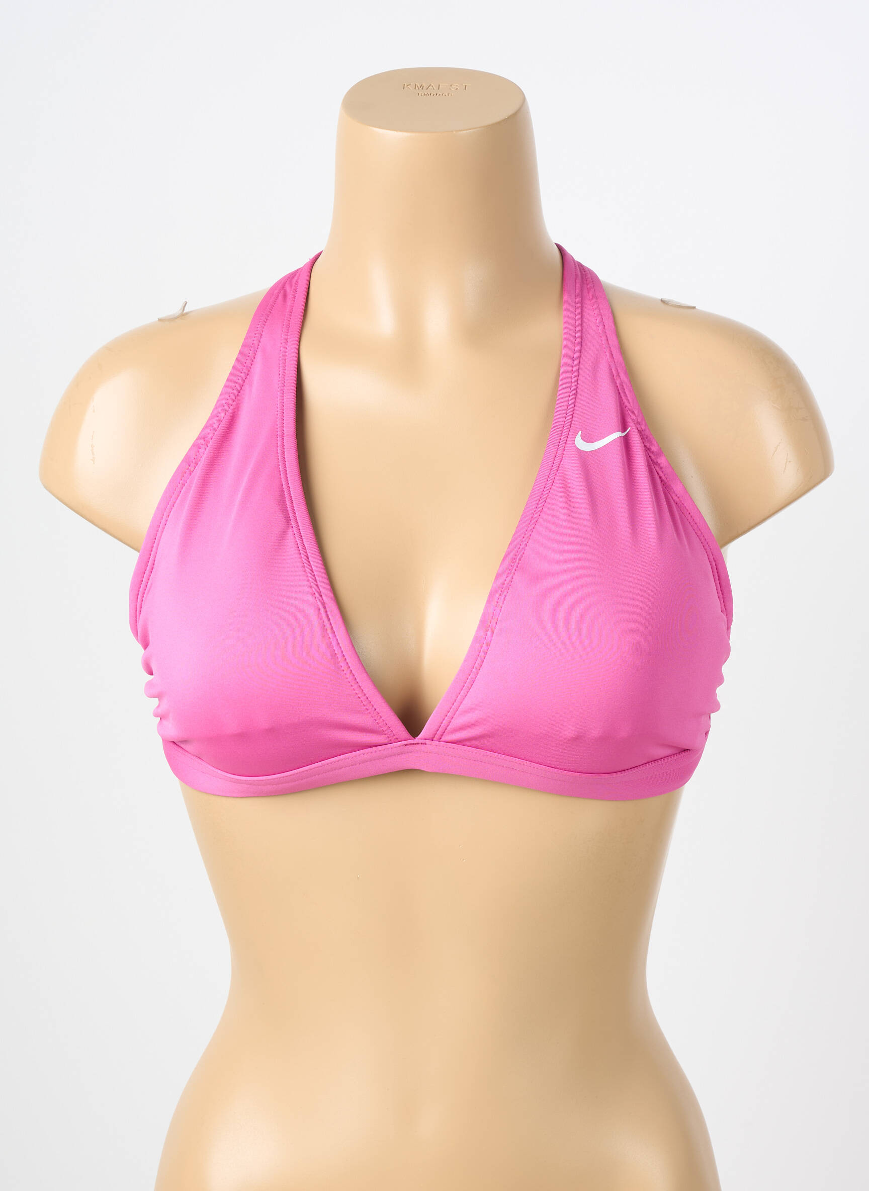Maudymosi viršūnė tamprumas liemenėlė su išimamu putų paminkštinimu rožinė NIKE moteris