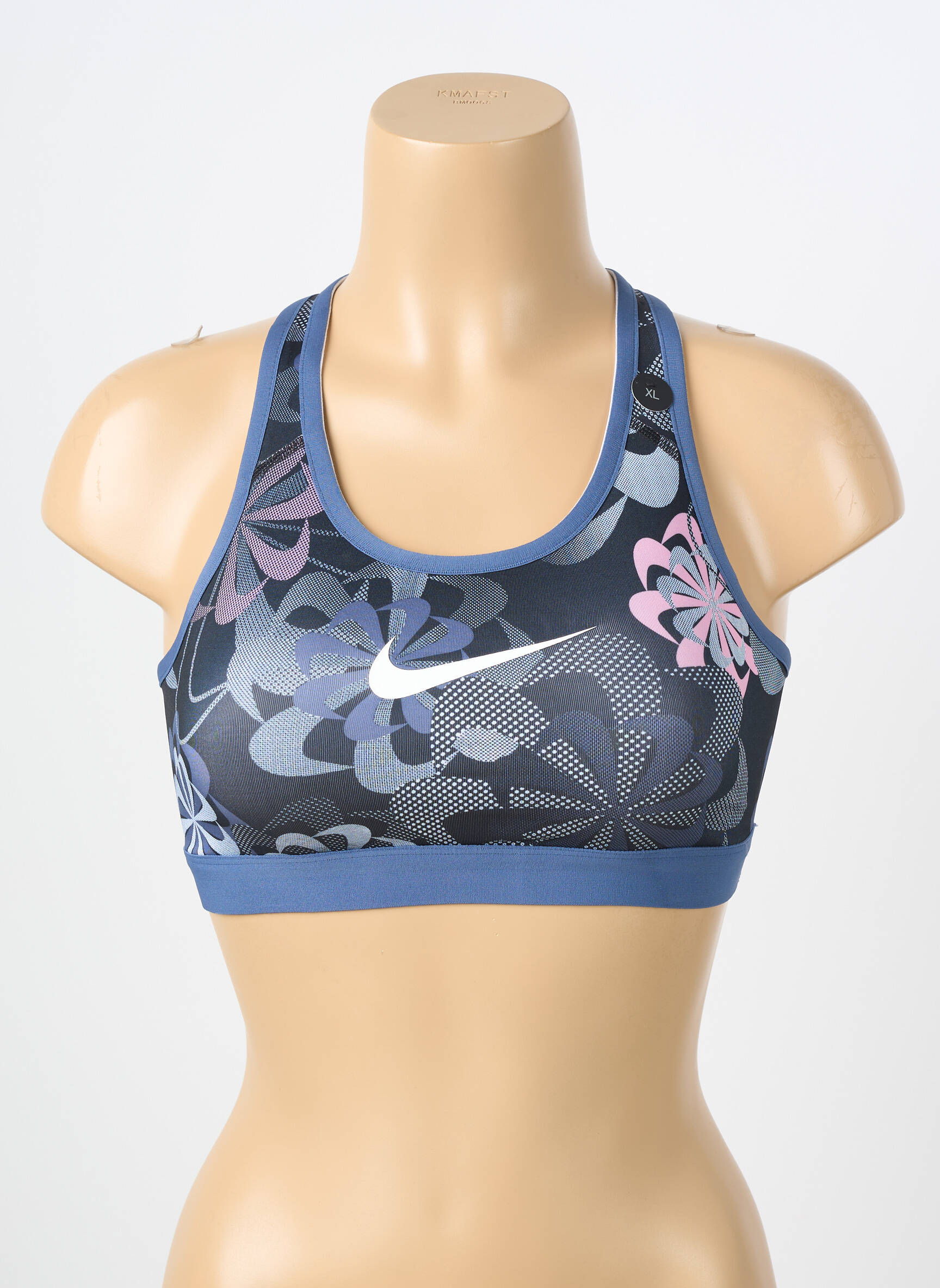 Liemenėlė be rėmo liemenėlės (moteriškos) mėlyna NIKE moteris