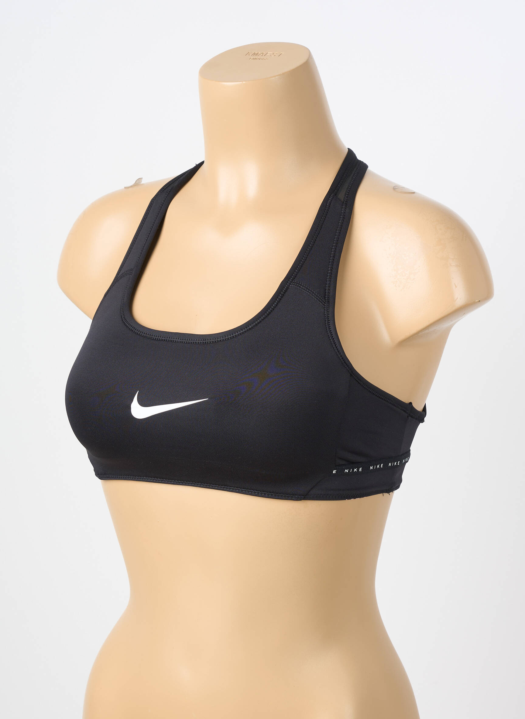 Liemenėlė be rėmo liemenėlės (moteriškos) juodas NIKE moteris