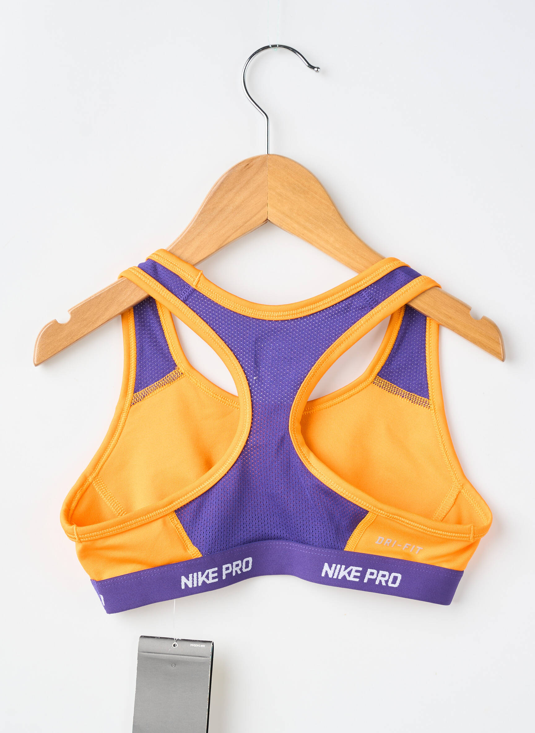 Liemenėlė multisporto sportas oranžinė NIKE mergina