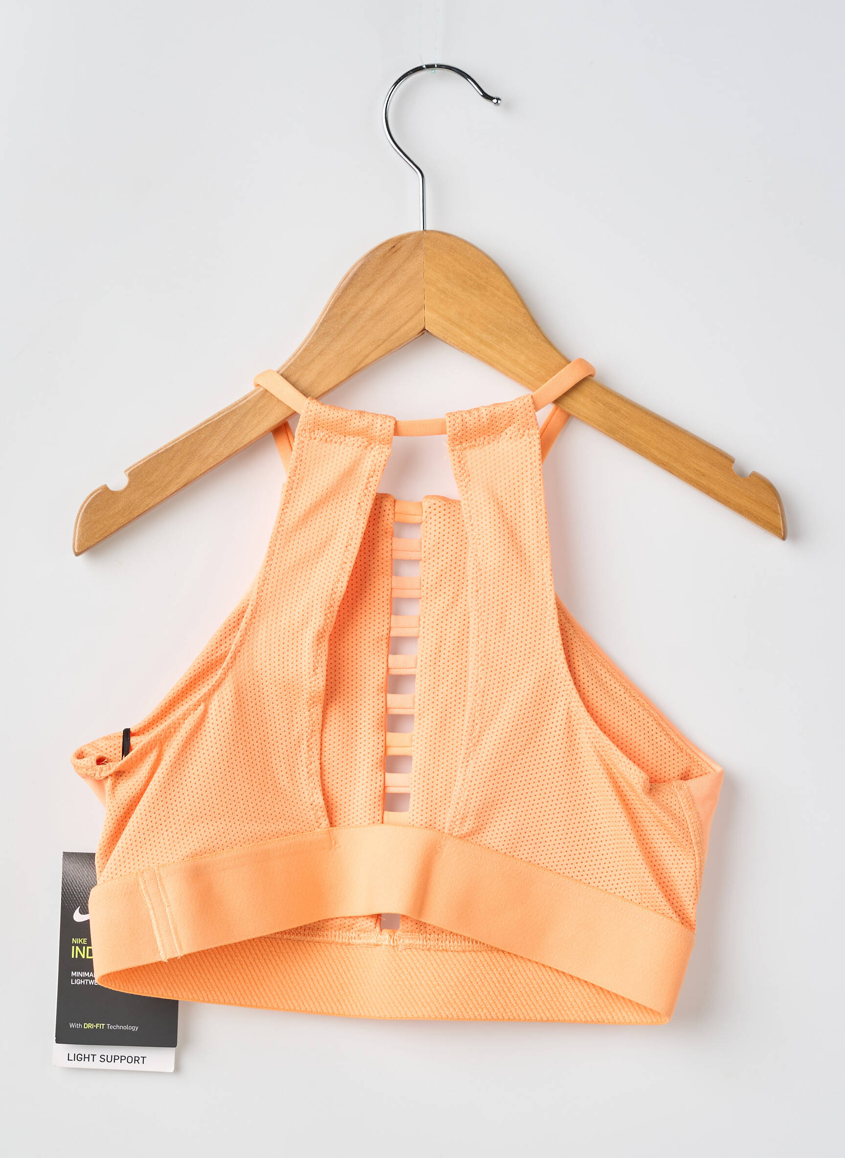Liemenėlė satino efektas liemenėlės (moteriškos) oranžinė NIKE moteris
