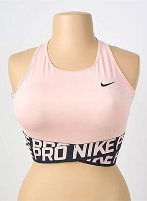 Liemenėlė be rėmo braletės rožinė NIKE moteris