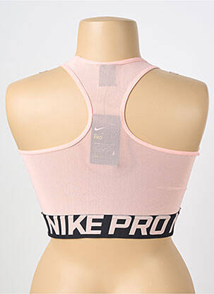 Liemenėlė be rėmo braletės rožinė NIKE moteris