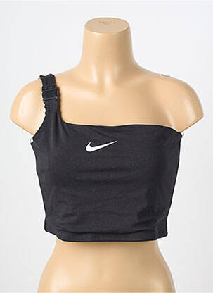 Viršūnė tamprumas be rankų juodas NIKE moteris