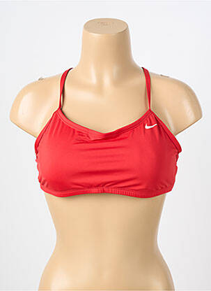 Liemenėlė be rėmo liemenėlės (moteriškos) raudona NIKE moteris