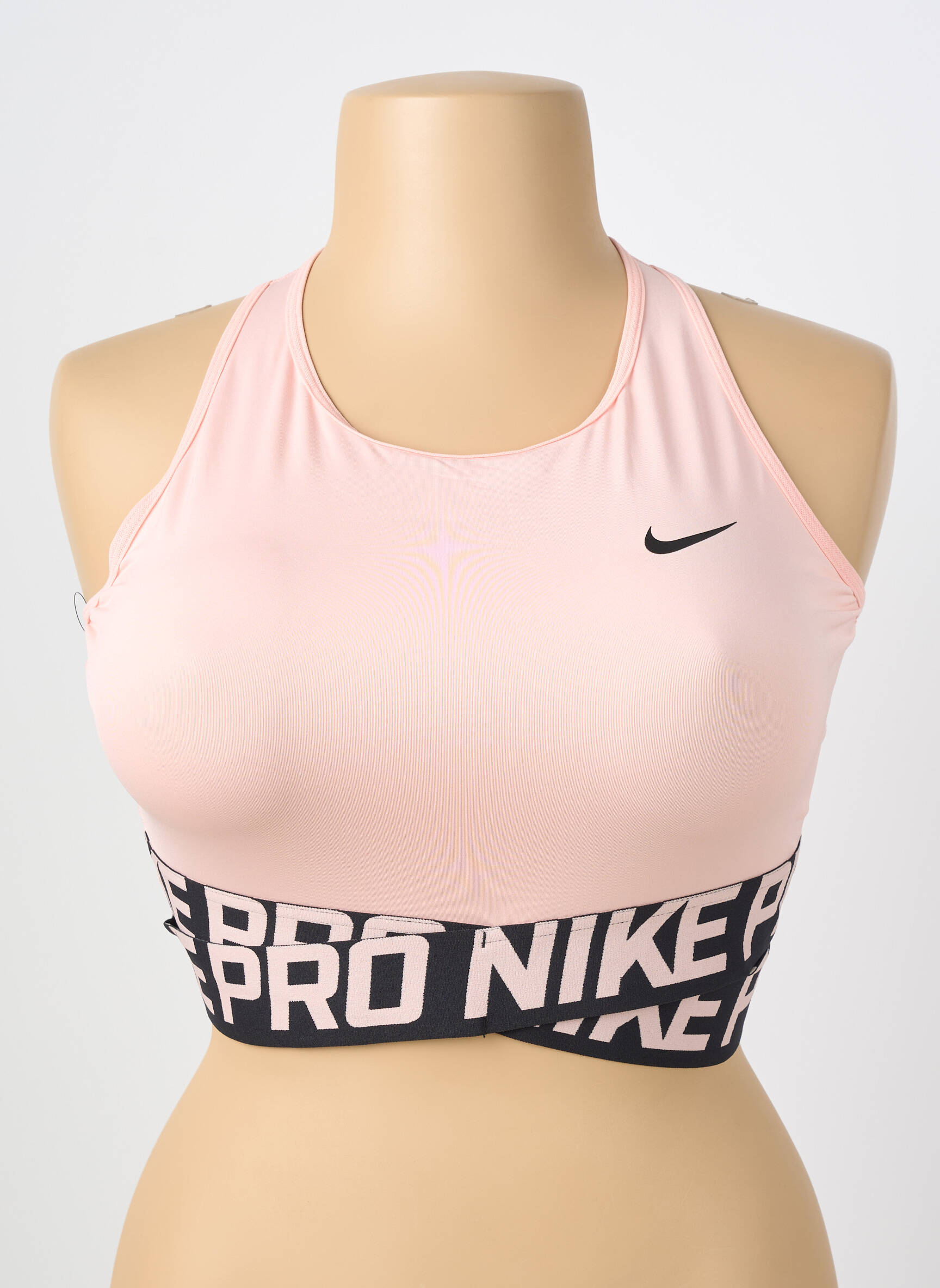 Liemenėlė be rėmo braletės rožinė NIKE moteris