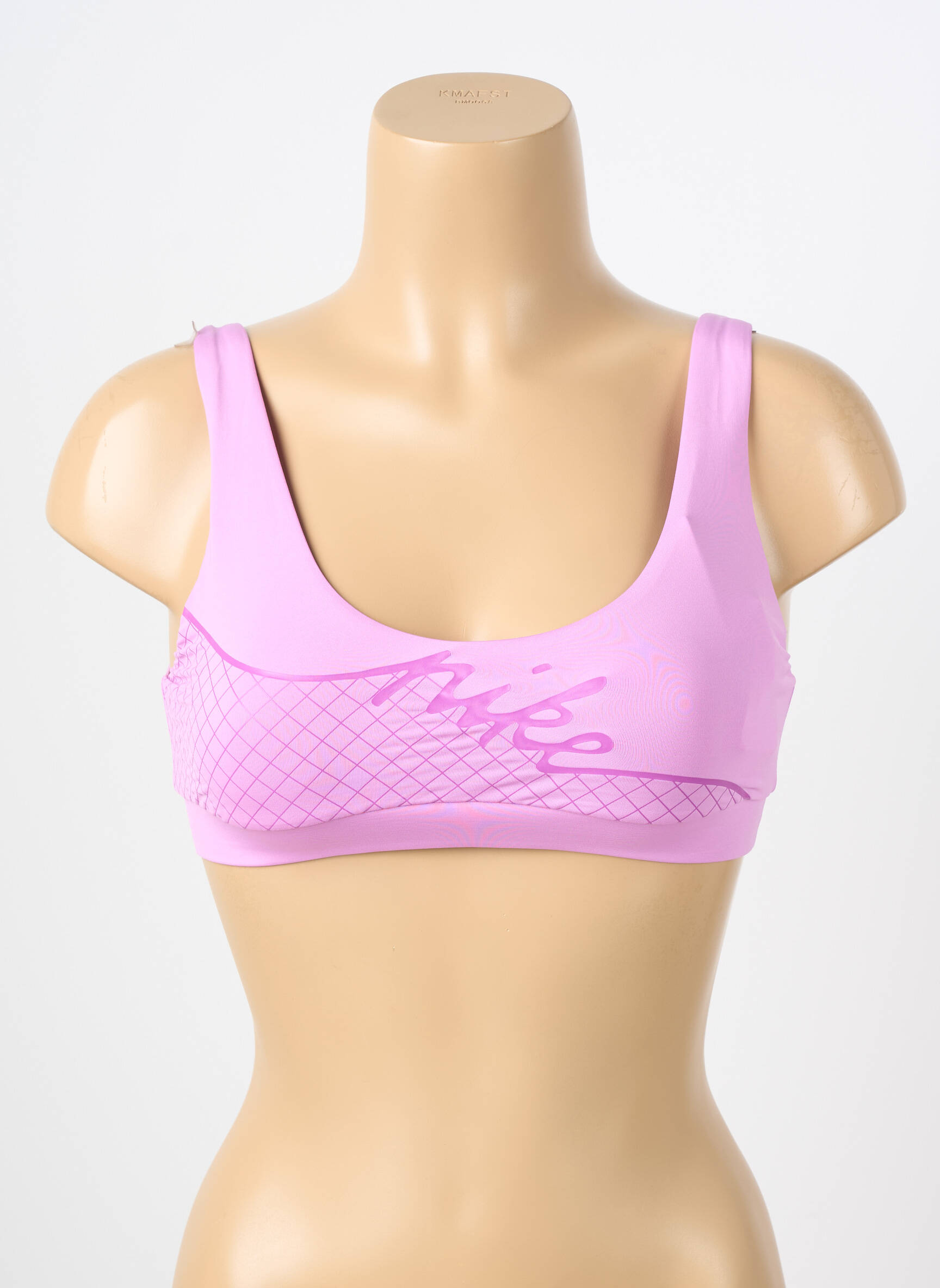 Liemenėlė be rėmo liemenėlės (moteriškos) rožinė NIKE moteris