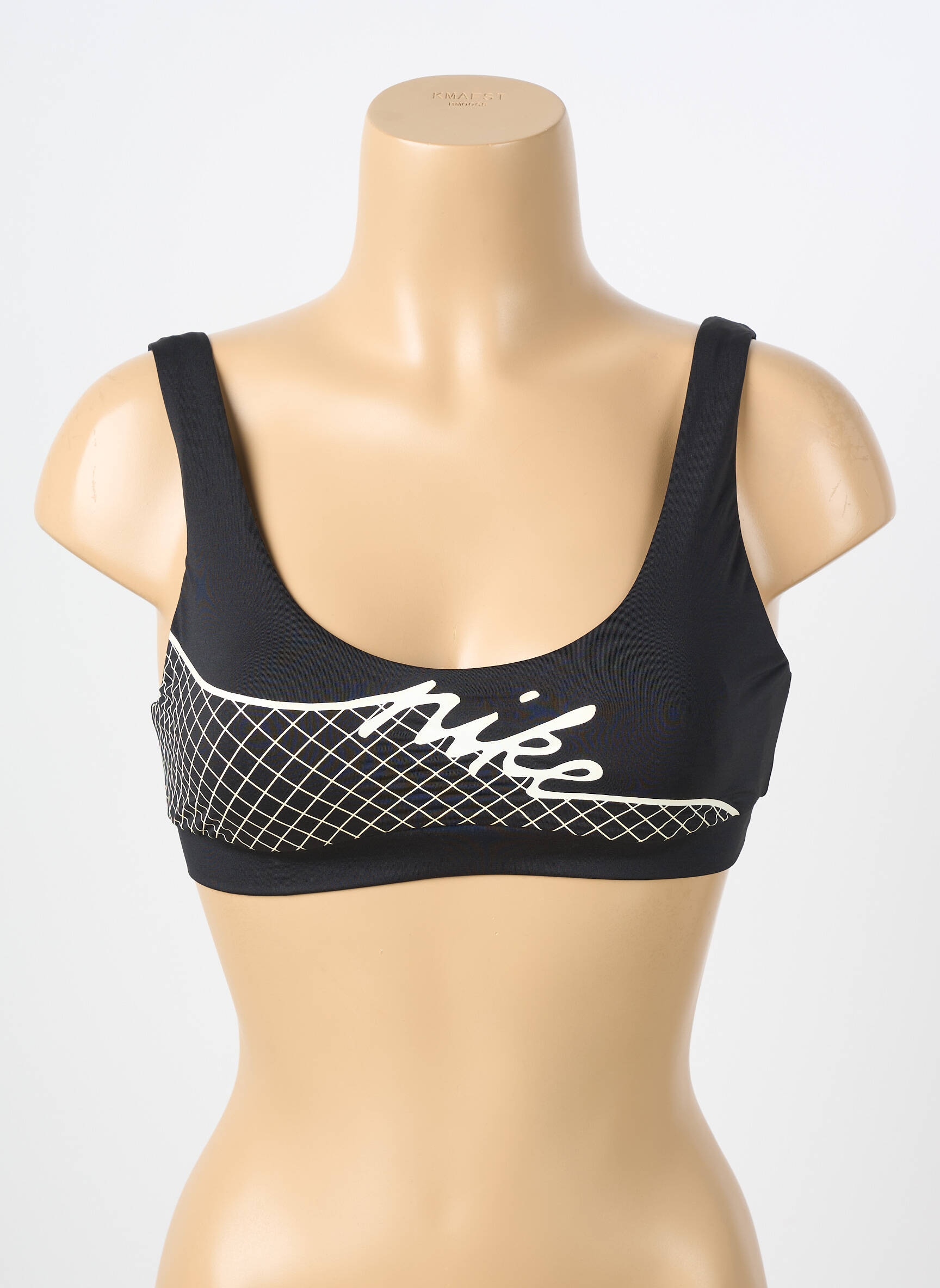 Liemenėlė be rėmo liemenėlės (moteriškos) juodas NIKE moteris