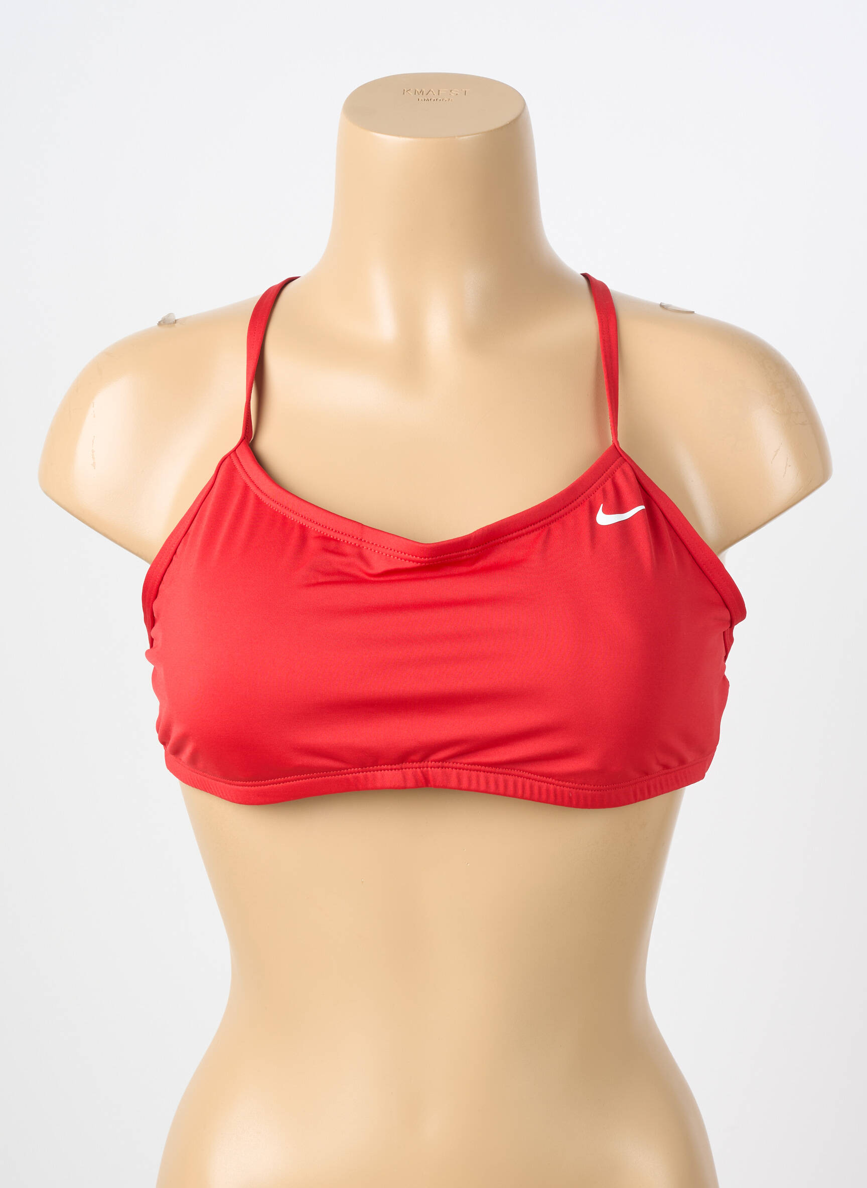Liemenėlė be rėmo liemenėlės (moteriškos) raudona NIKE moteris