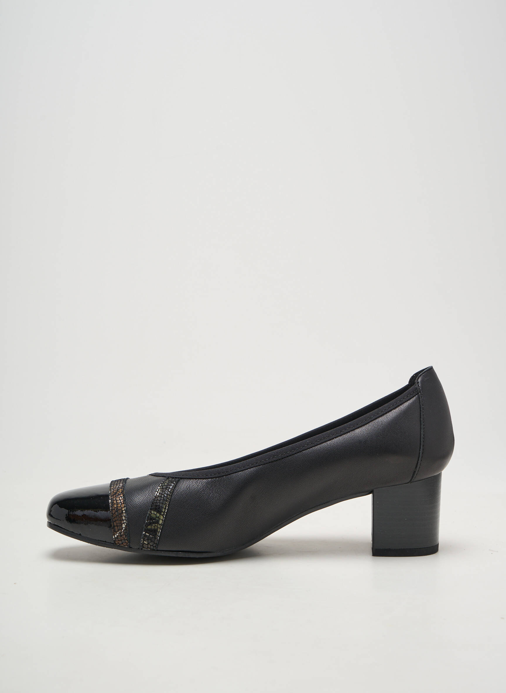 Aukštakulniai lakuotas audinys kulnas nuo 4 iki 6 cm juodas PEDI GIRL moteris