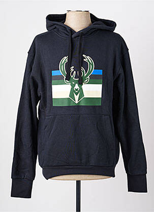 Kapišonas floqué serigrafija ilgos rankovės juodas NIKE vyras