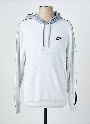 Kapišonas kišenės ilgos rankovės pilka NIKE vyras