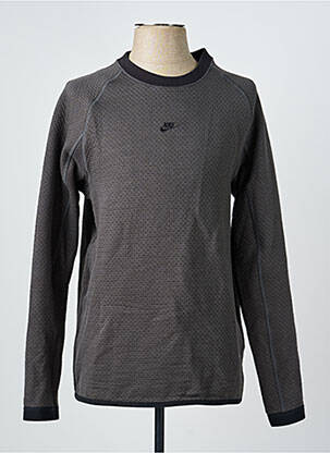 Mikroskopas tamprumas ilgos rankovės pilka NIKE vyras