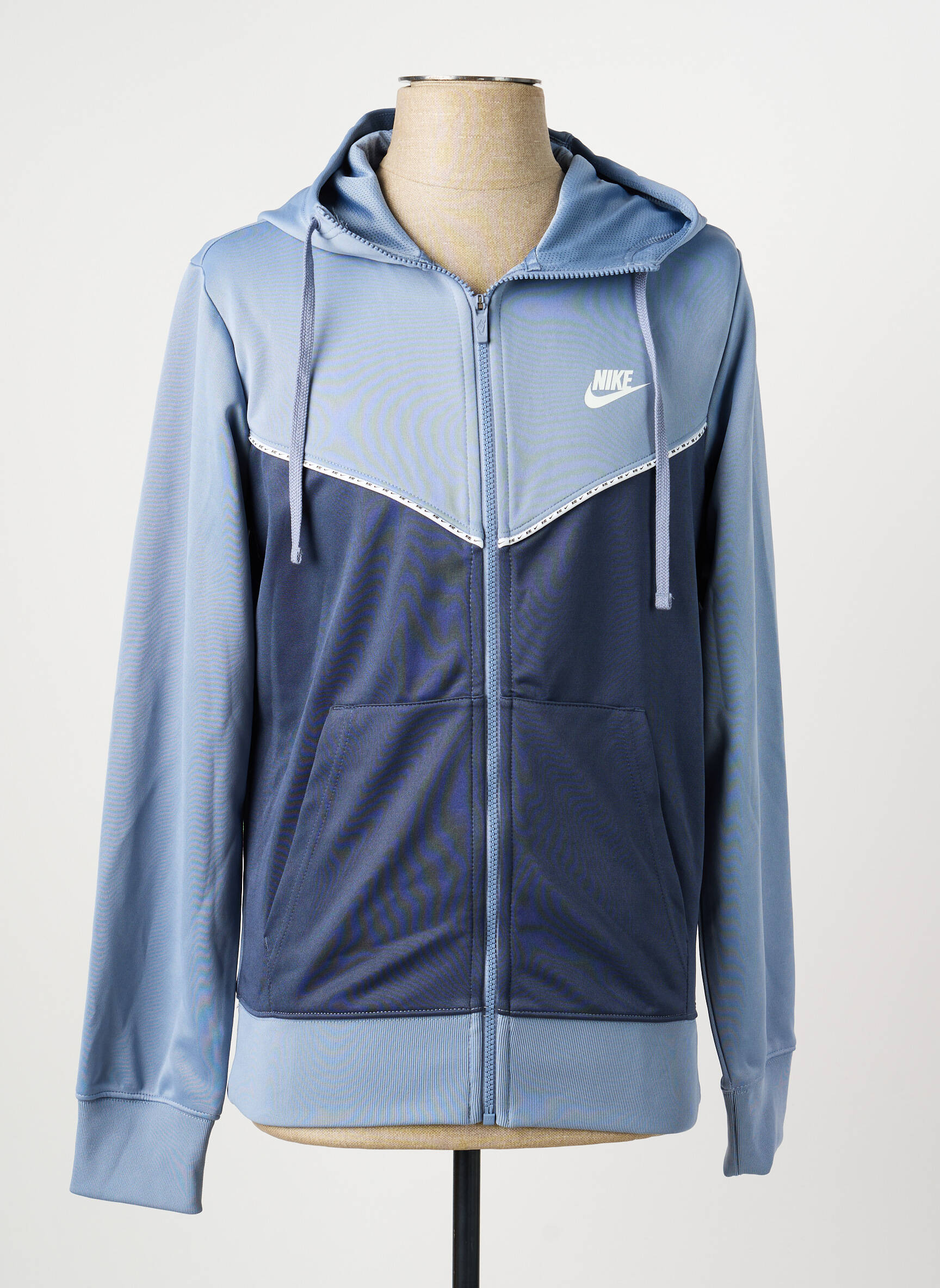 Kasdienis švarkas kapišonas mėlyna NIKE vyras