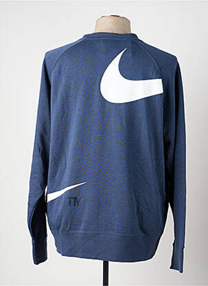 Mikroskopas tamprumas ilgos rankovės mėlyna NIKE vyras