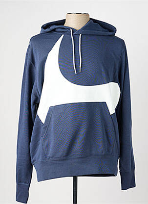 Kapišonas jersey audinys ilgos rankovės mėlyna NIKE vyras