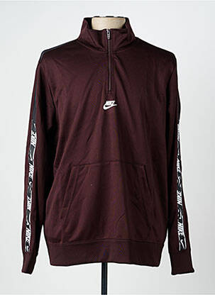 Mikroskopas tamprumas ilgos rankovės rudas NIKE vyras
