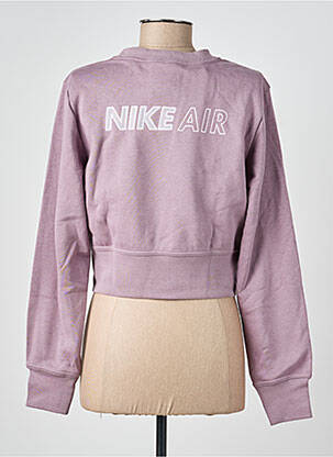 Mikroskopas tamprumas ilgos rankovės violetinis NIKE moteris