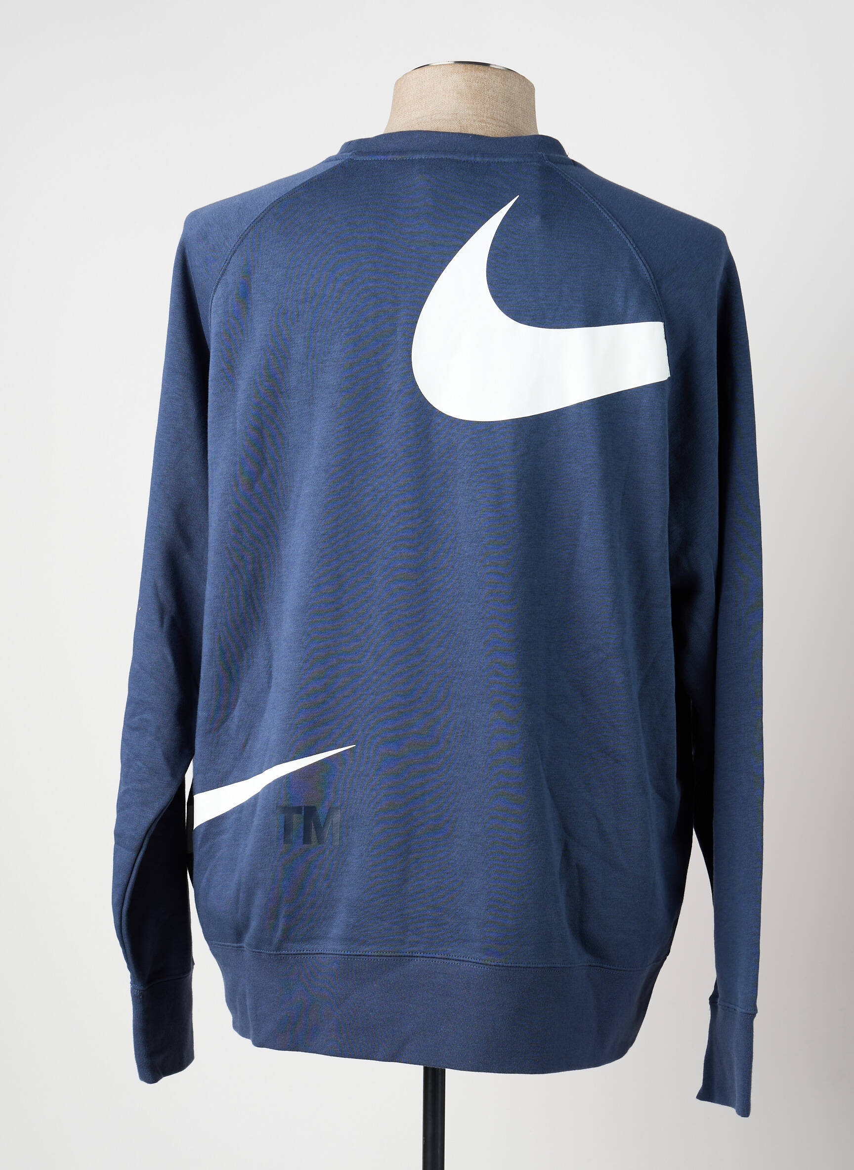Mikroskopas tamprumas ilgos rankovės mėlyna NIKE vyras