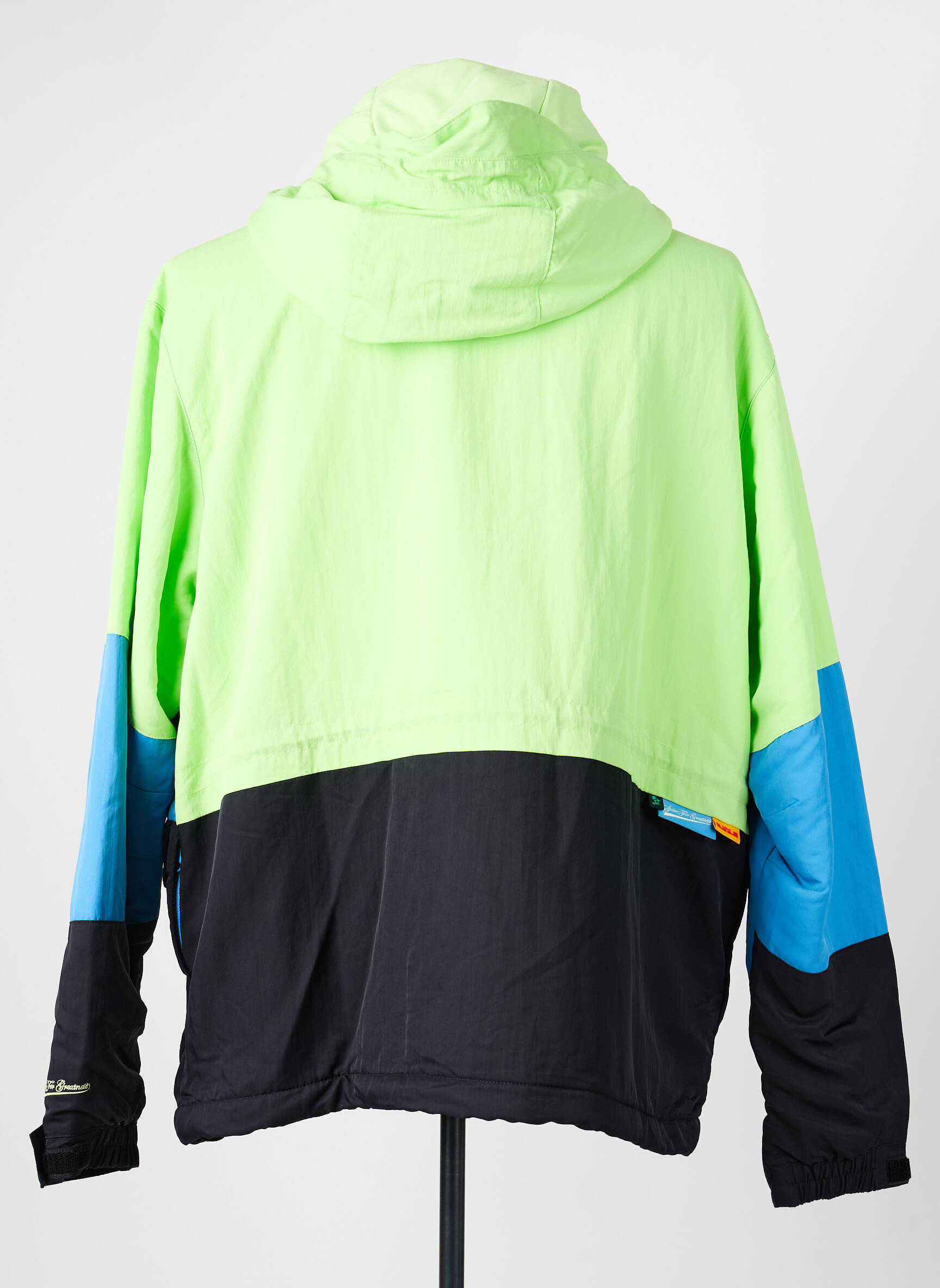 Pūkinė striukė ilgos rankovės su gobtuvu mėlyna NIKE vyras