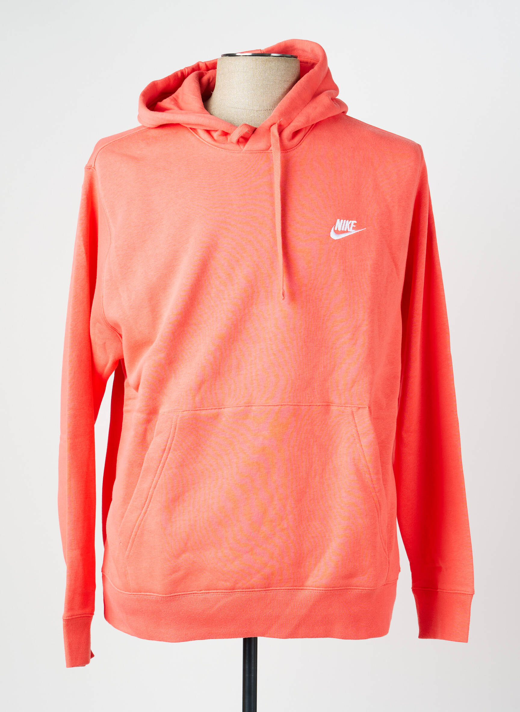Kapišonas siuvinėjimas ilgos rankovės oranžinė NIKE vyras