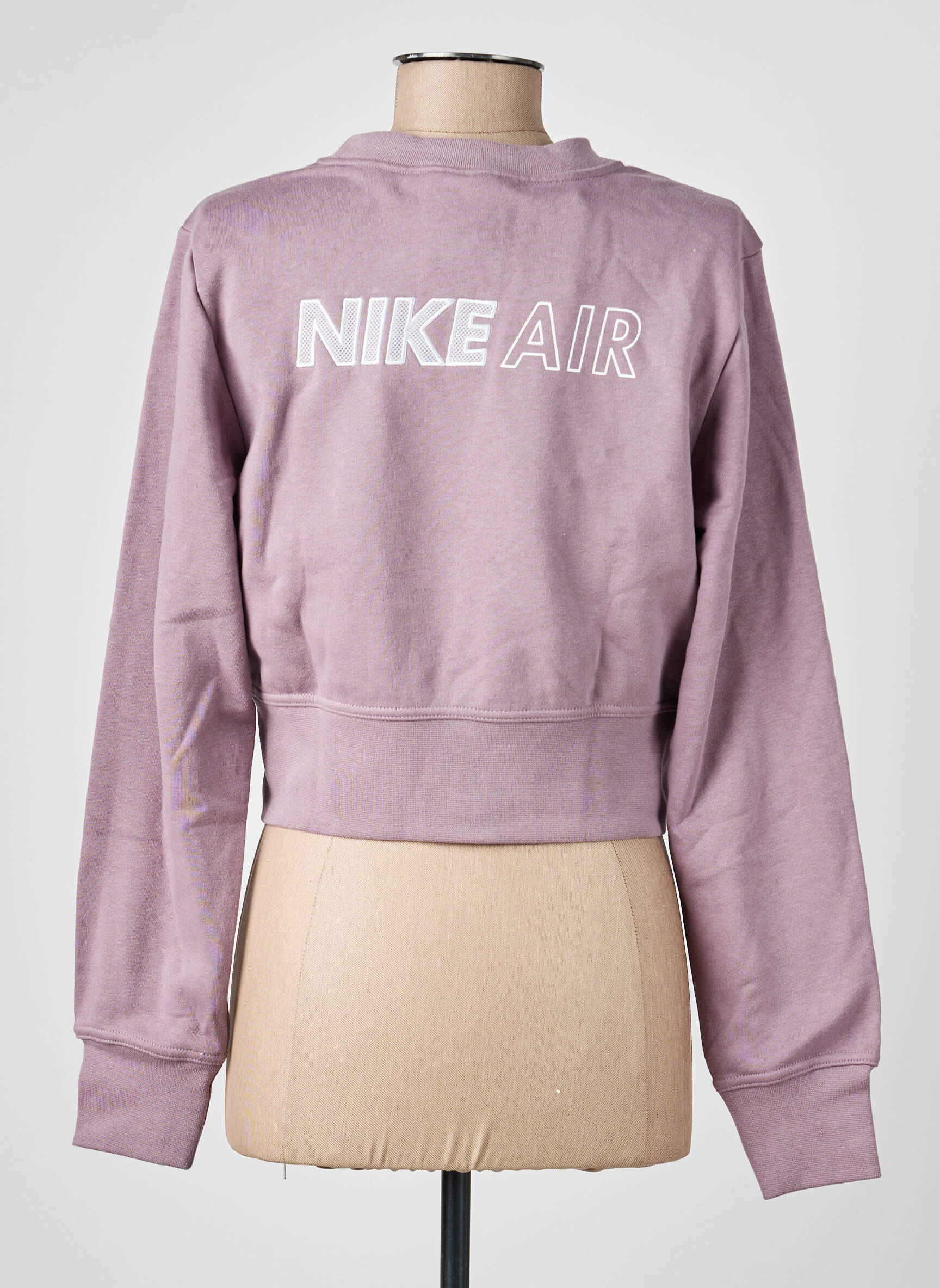 Mikroskopas siuvinėjimas ilgos rankovės violetinis NIKE moteris