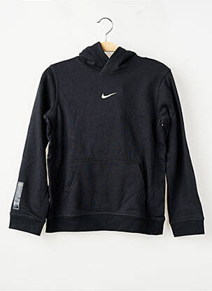 Kapišonas tiesi kirpimas ilgos rankovės juodas NIKE berniukas