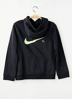 Kapišonas tiesi kirpimas ilgos rankovės juodas NIKE berniukas
