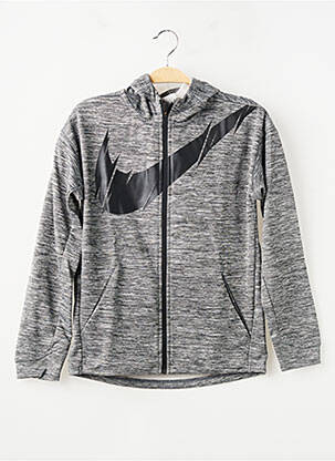 Kasdienis švarkas kišenės pilka NIKE berniukas